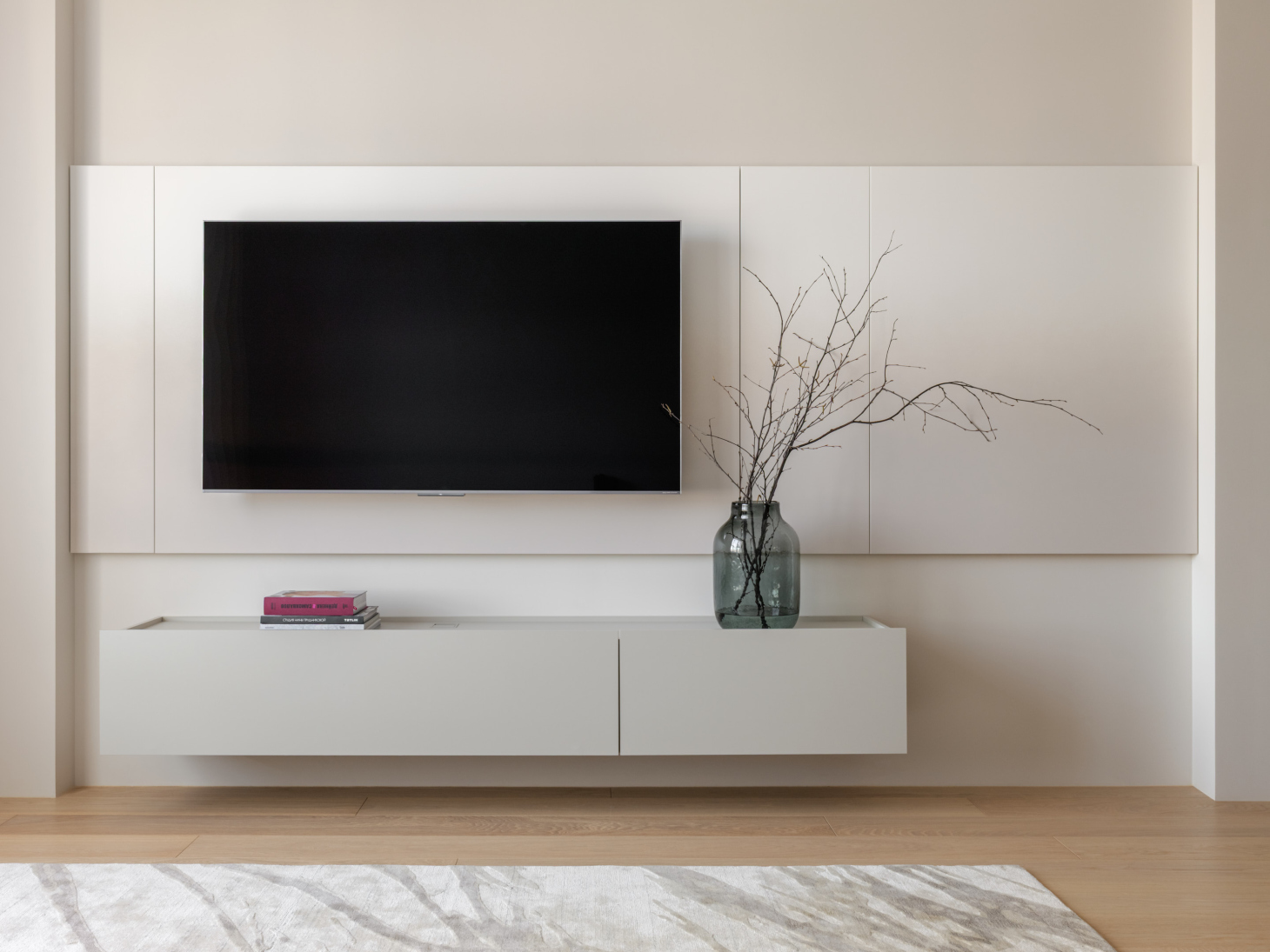 ТВ зона в гостиной