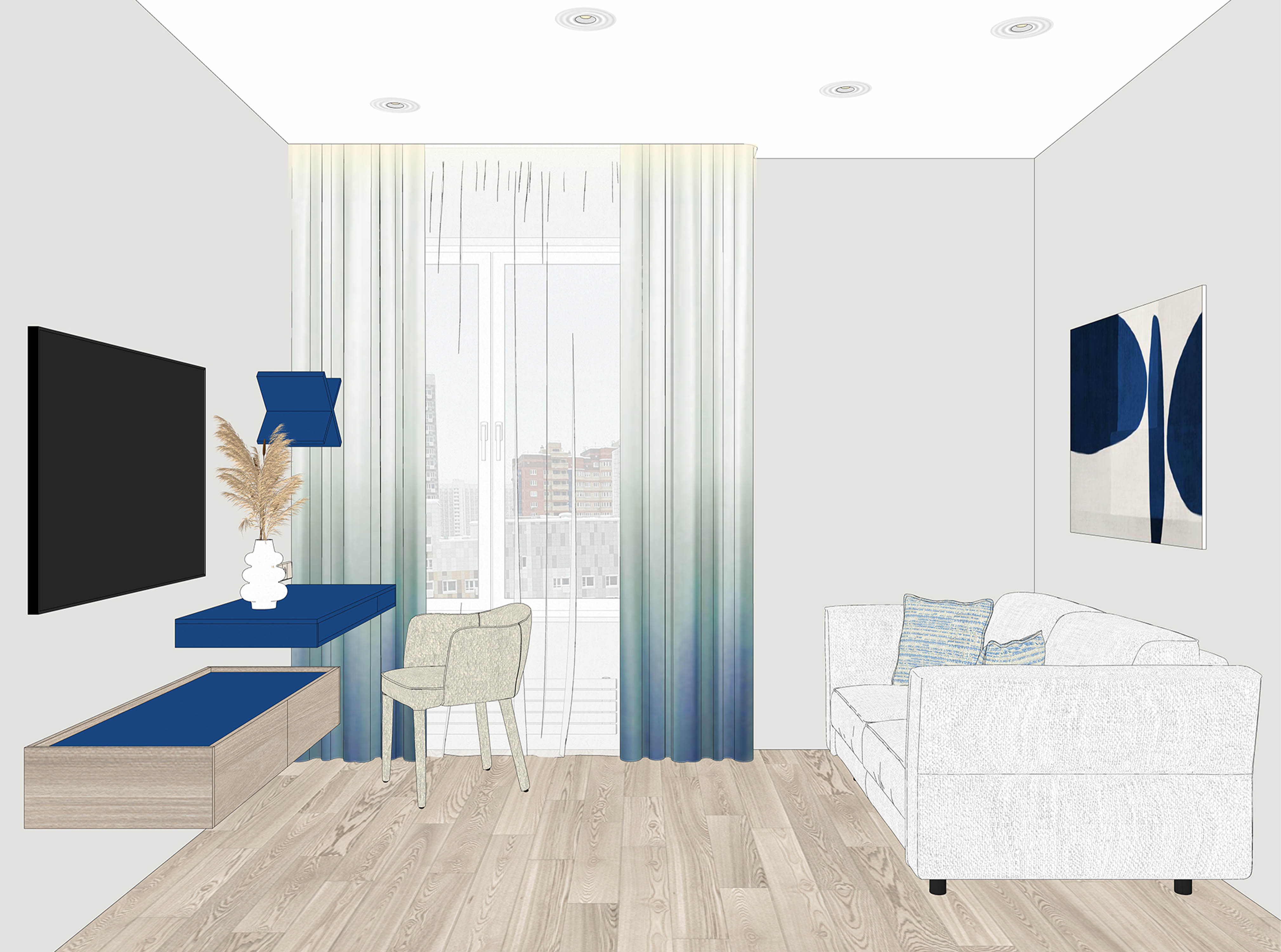 Дизайн интерьера детской комнаты