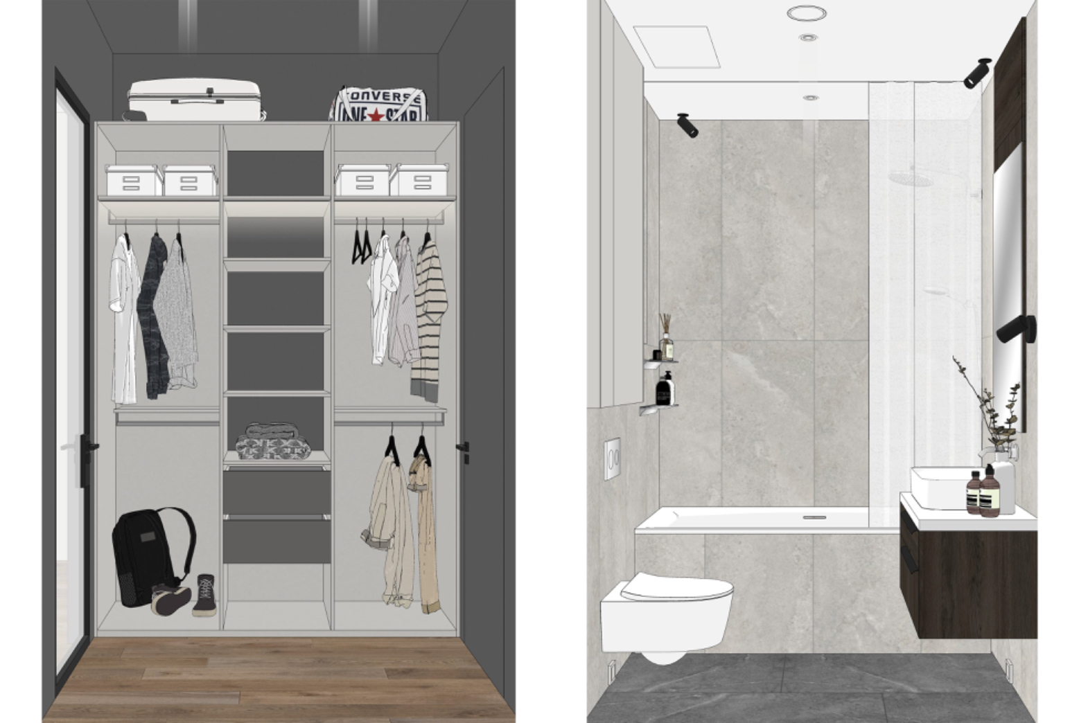 Дизайн-проект ванной в Москве