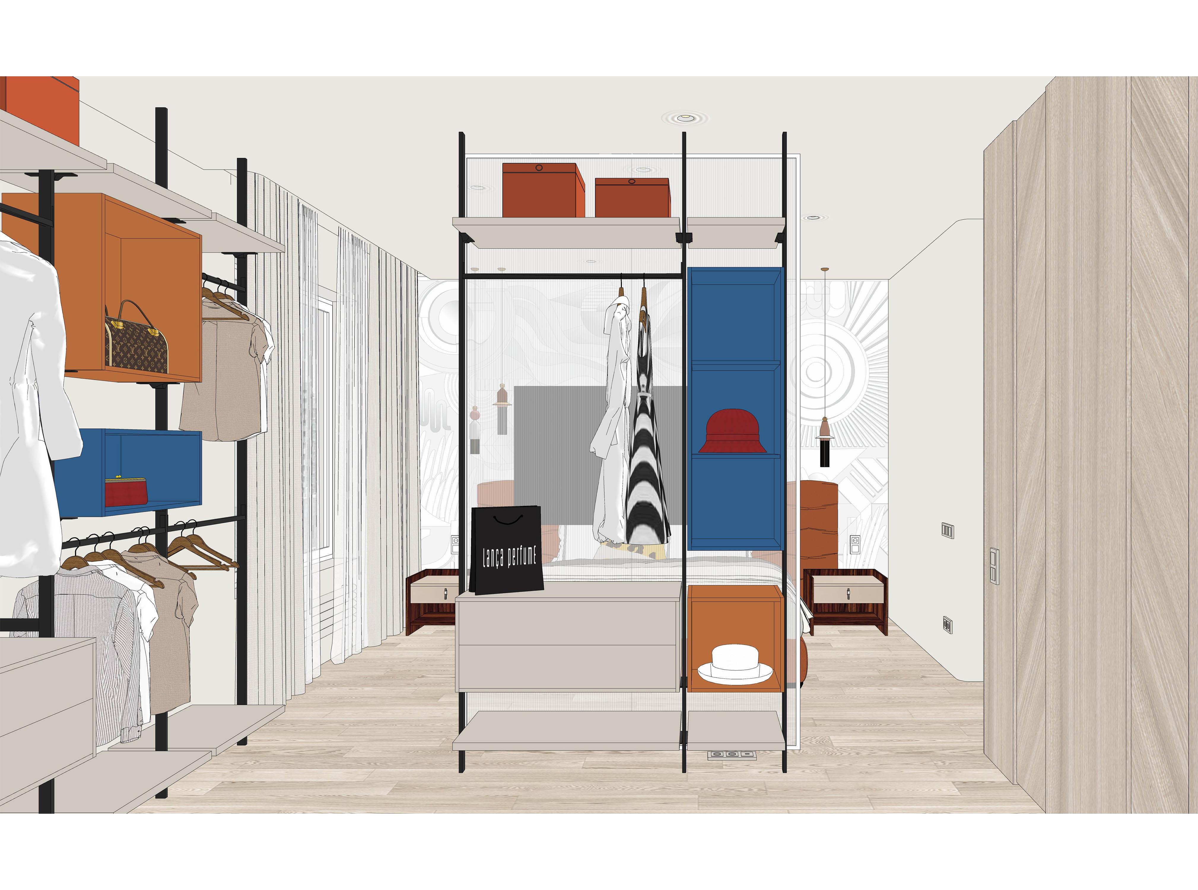 Гардеробная по индивидуальным размерам в Москве