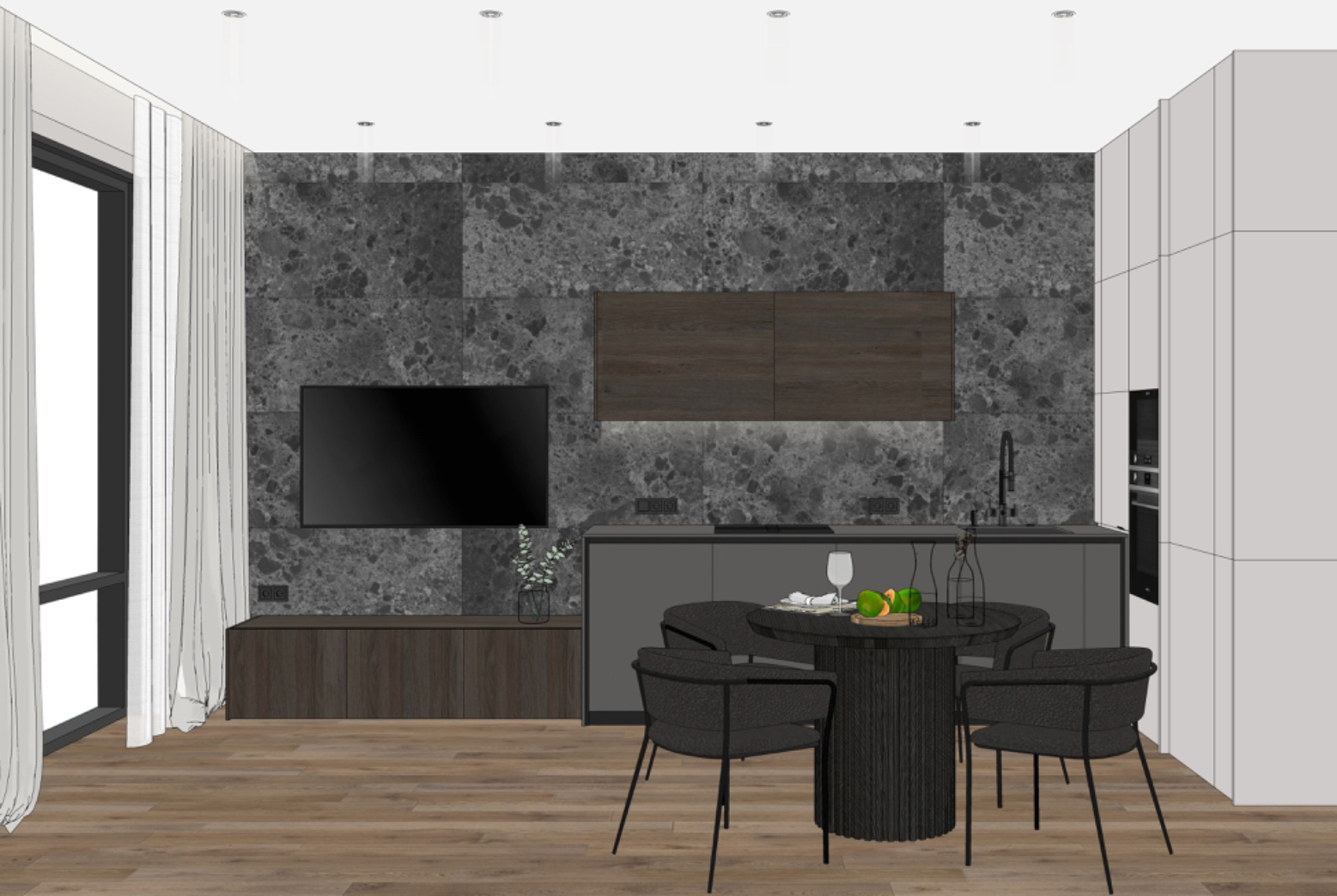 Дизайн-проект двухкомнатной квартиры