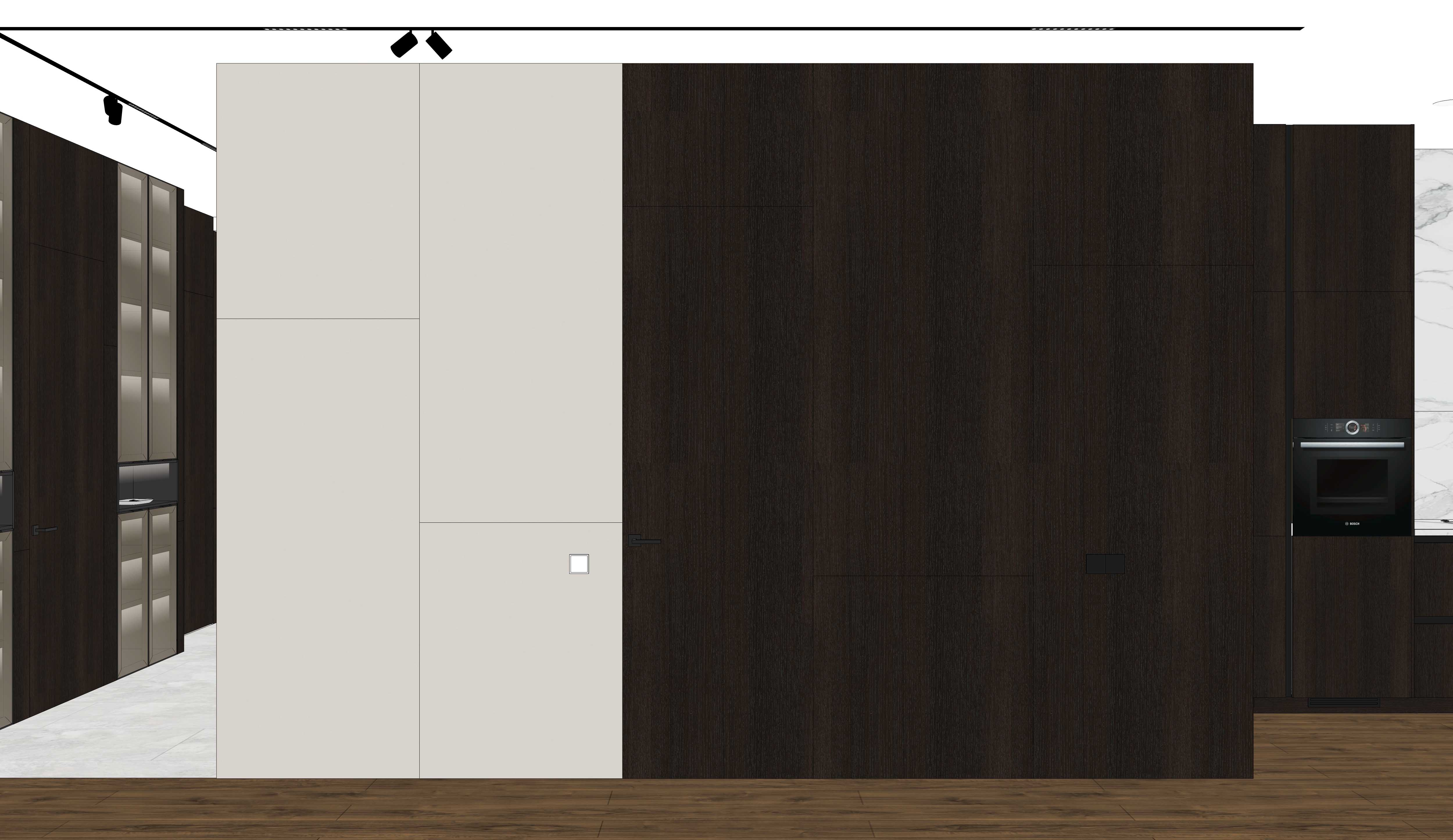 Стеновые панели из МДФ в шпоне дуба