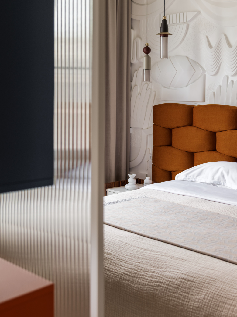 Дизайн интерьера спальни с гардеробной