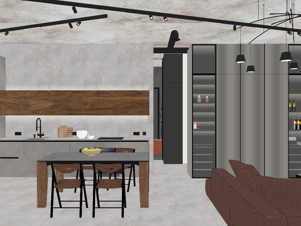 Современный кухонный гарнитур