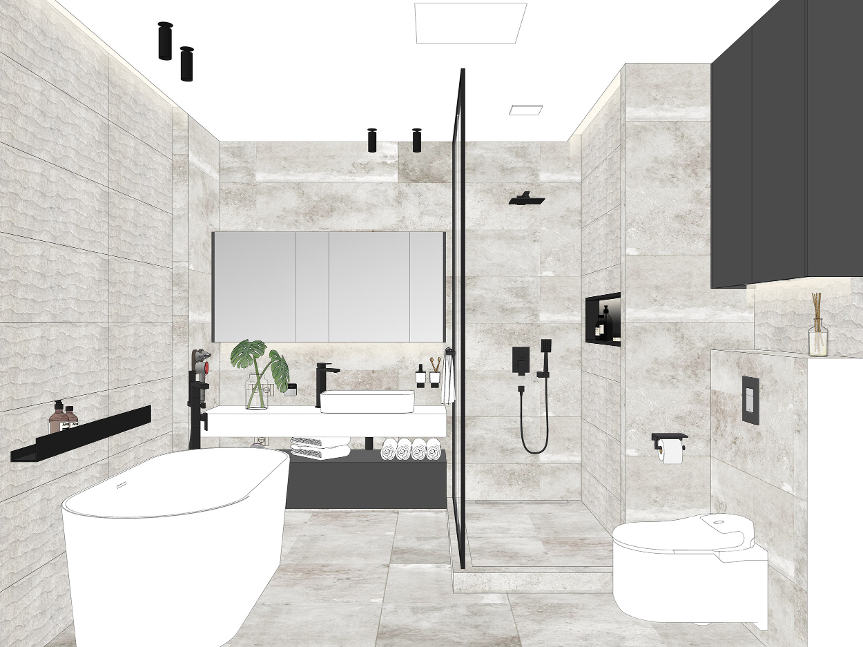 Ванная комната в современном стиле