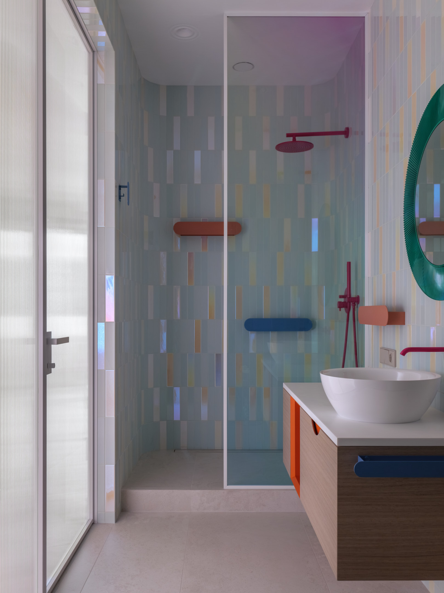 Дизайн ванной комнаты с душем