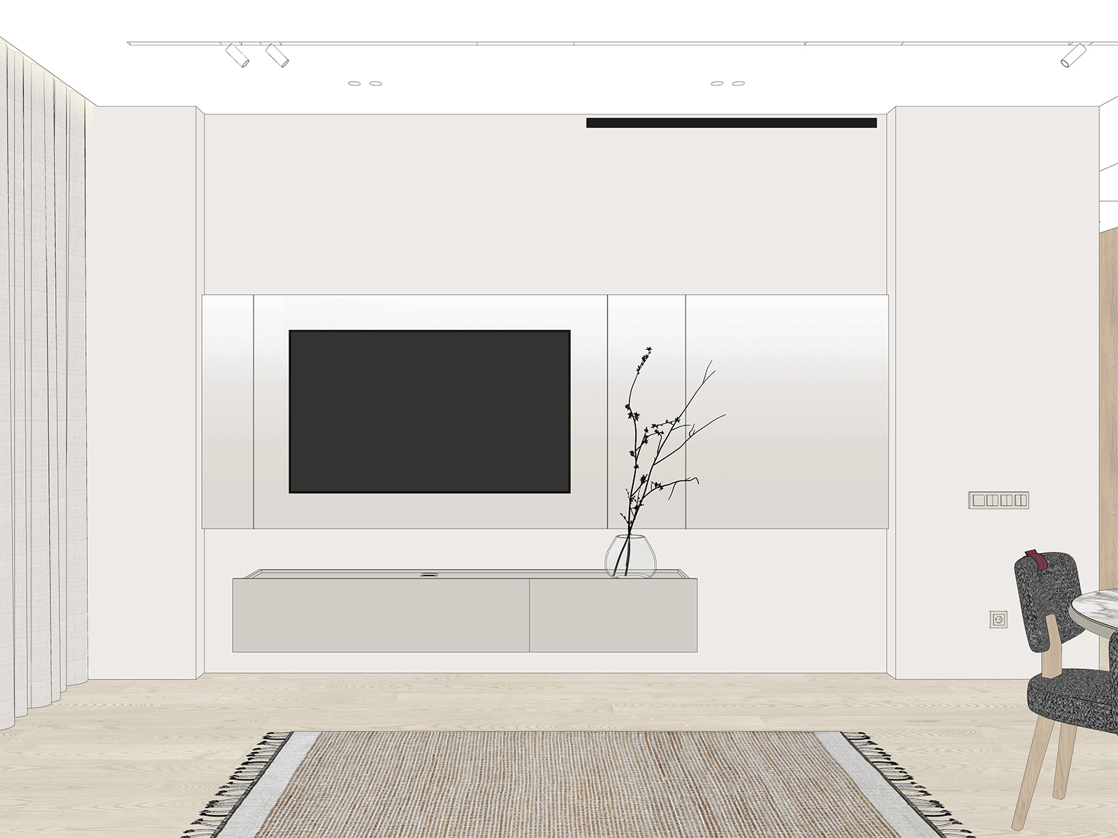 Проект гостиной