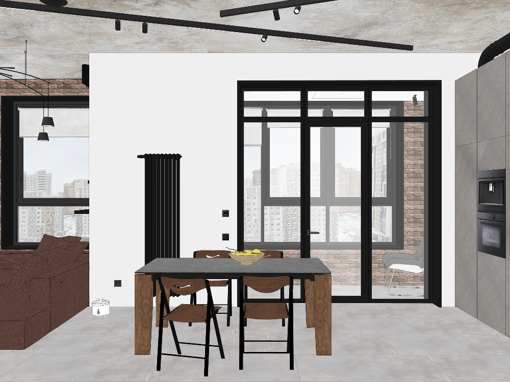 Дизайн интерьера в стиле лофт