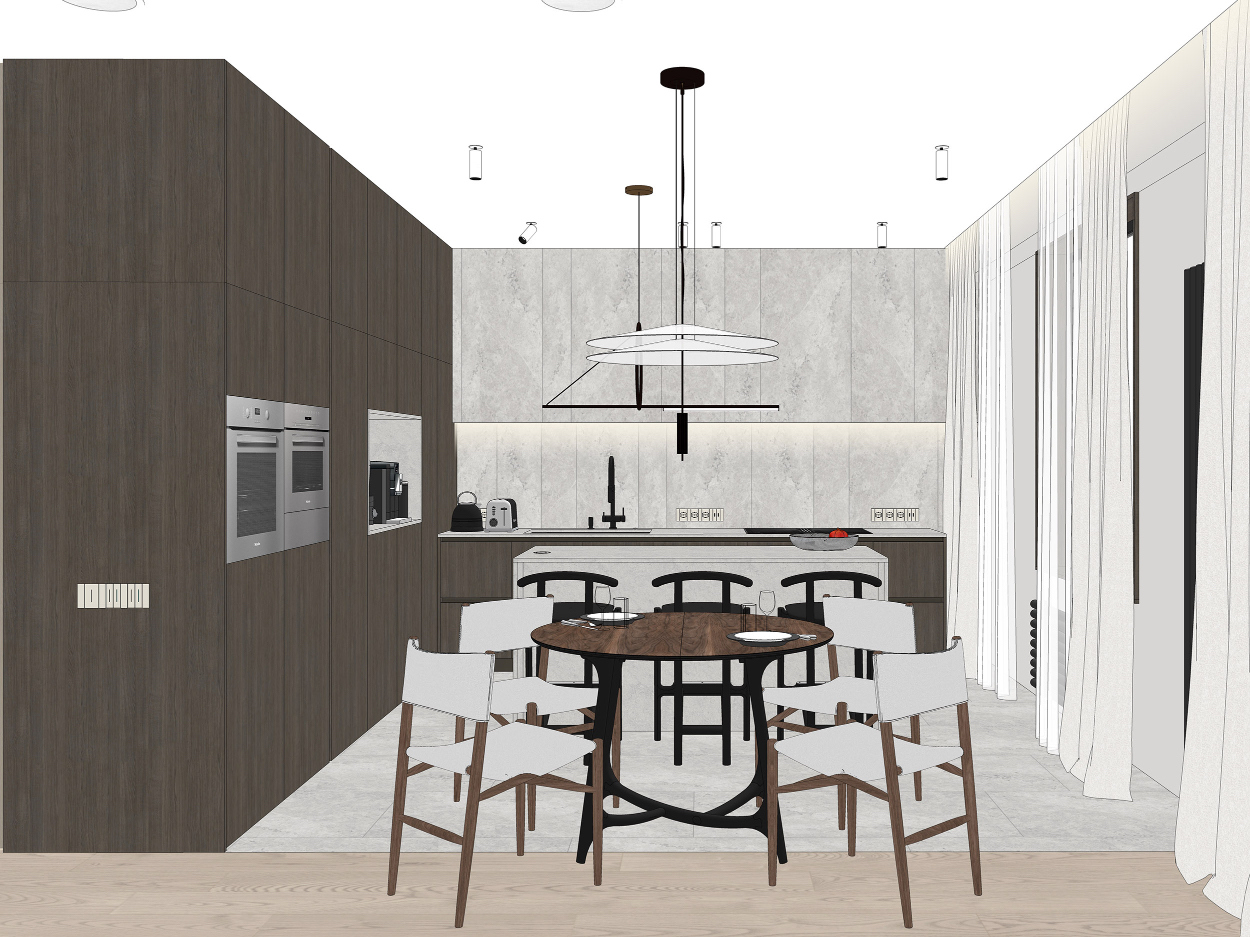 Кухня в современном стиле