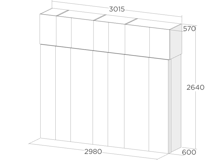 Шкаф для одежды в спальню
