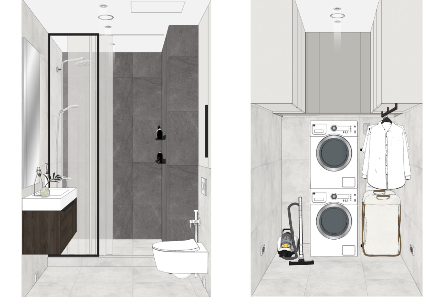 Дизайн-проект ванной комнаты