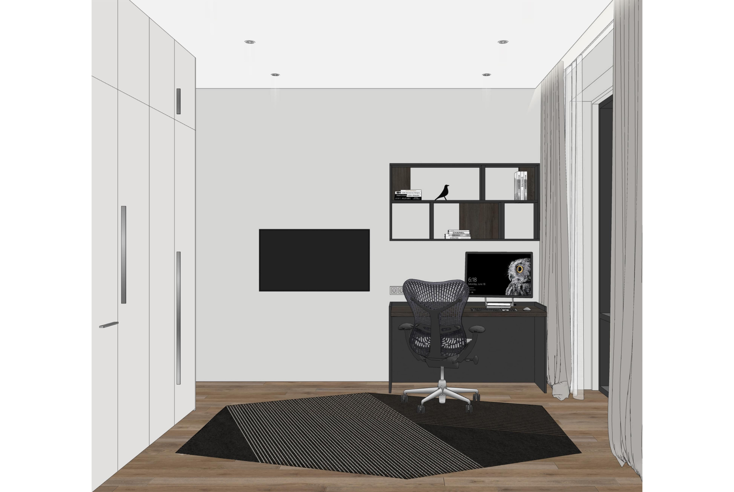 Дизайн-проект двухкомнатной квартиры