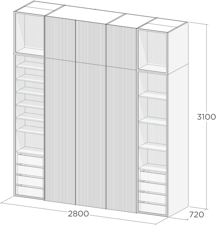 Схема шкафа