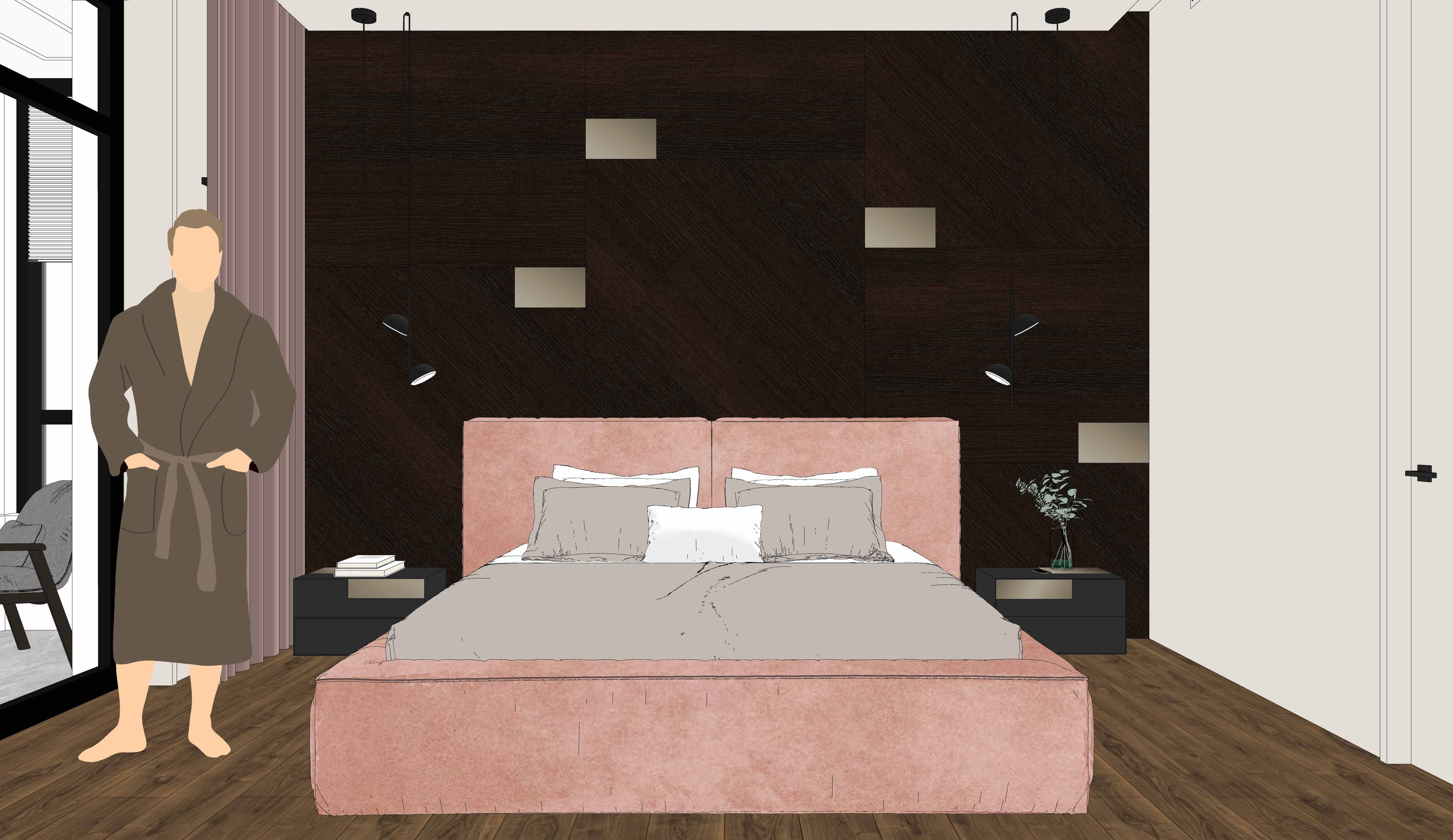 Стеновые панели из МДФ в шпоне дуба