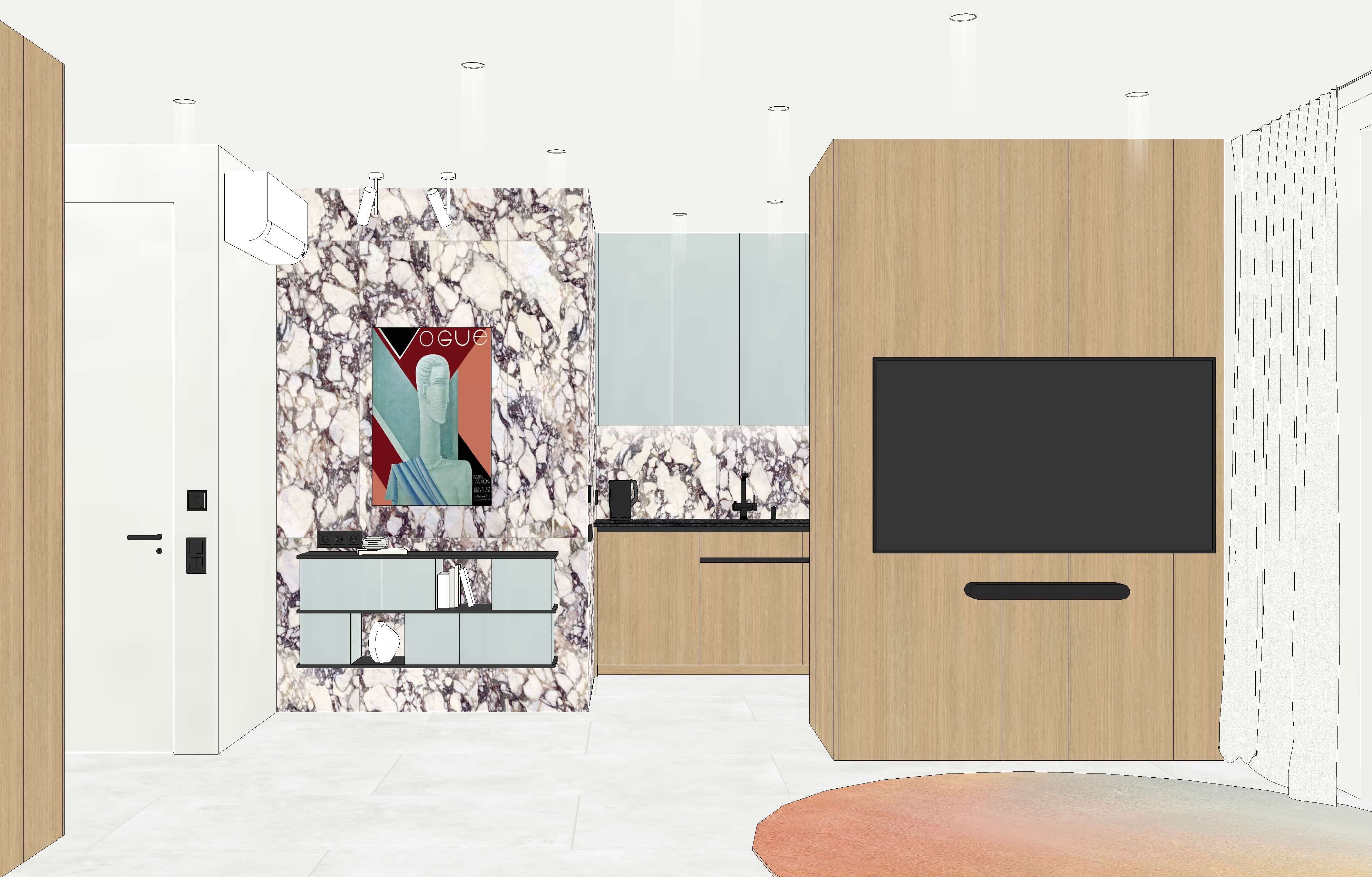 Дизайн-проект двухкомнатной квартиры