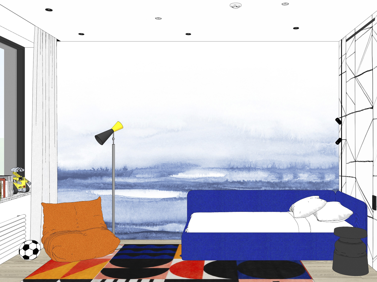 Дизайн интерьера детской для мальчика