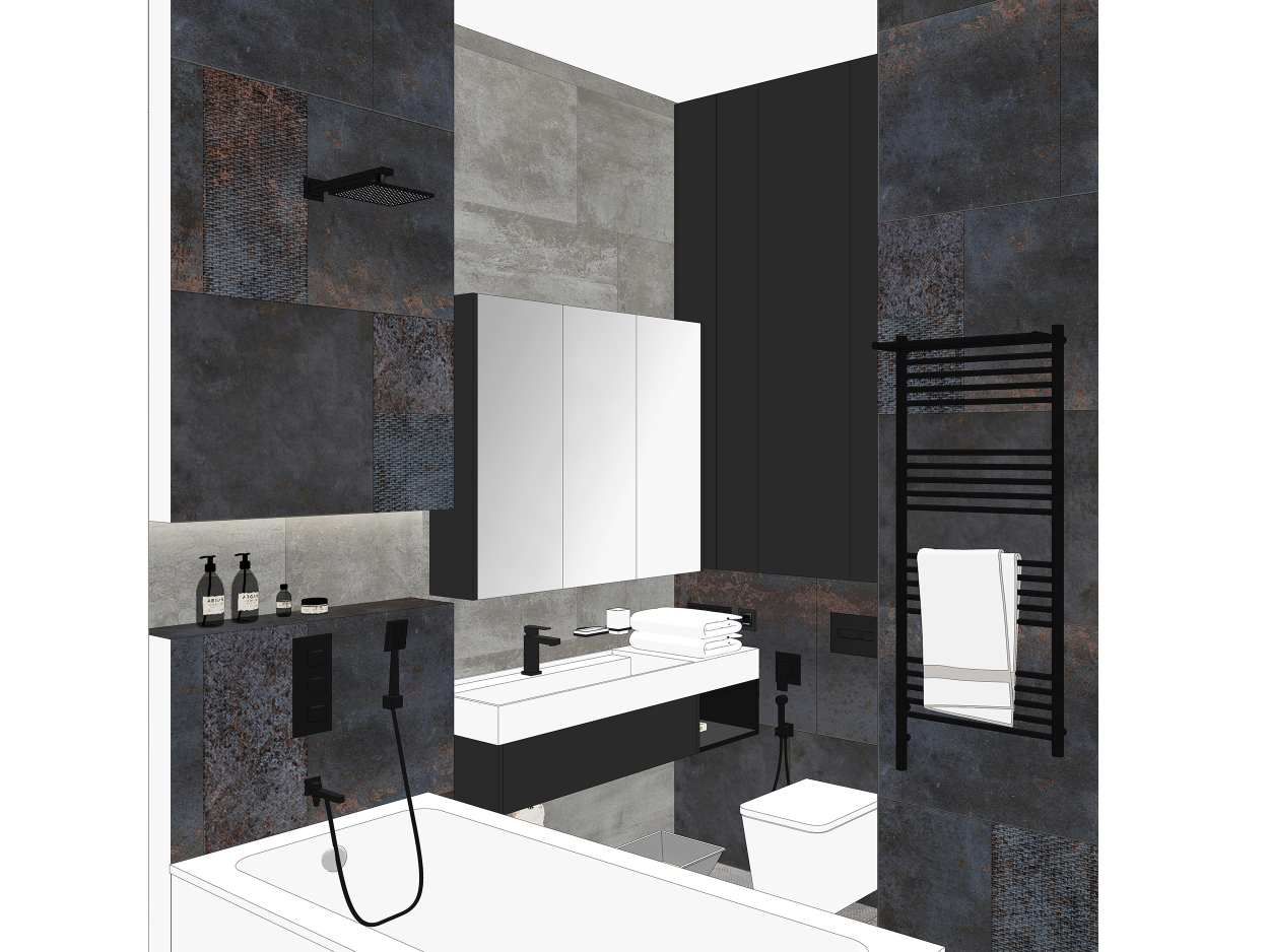 Современная мебель для ванной комнаты